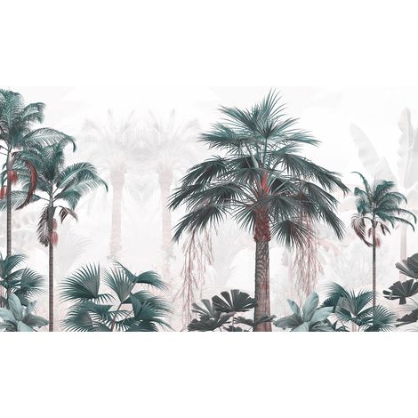 Papier peint panoramique - Forêt Tropicale - 130 cm x 81 cm (1/2)