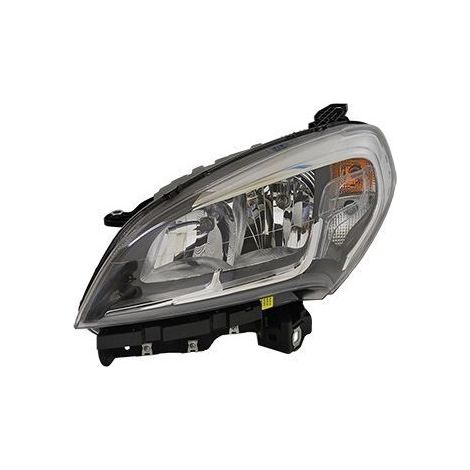 Phare avant gauche H7/H7 fond noir Fiat Doblo 2 phase 2 depuis 2015