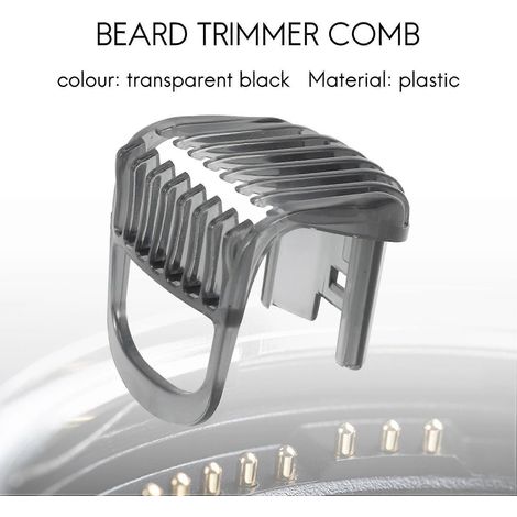 Peigne de tondeuse à barbe compatible avec les rasoirs Philips QT3300, QT3310, QT4000, QT4005, QT4007, QT4008, QT4012, QT4013, QT4014, QT4015 et XA4003 (1/5)