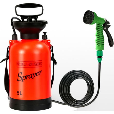 Pulvérisateur de jardin multifonctionnel de 5 L pour l'irrigation, l'arrosage des fleurs et le lavage de voiture (1/5)