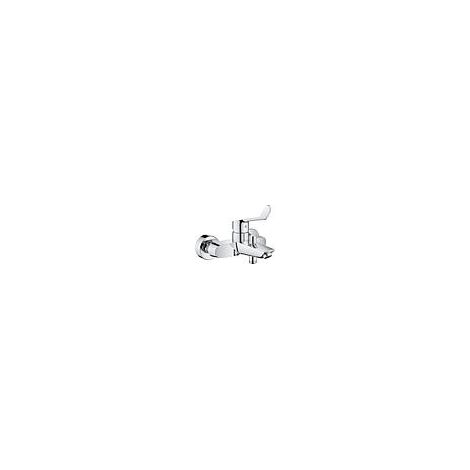 Mitigeur bain-douche apparent Grohe Eurosmart, déport 188 mm, chromé avec manette PMR