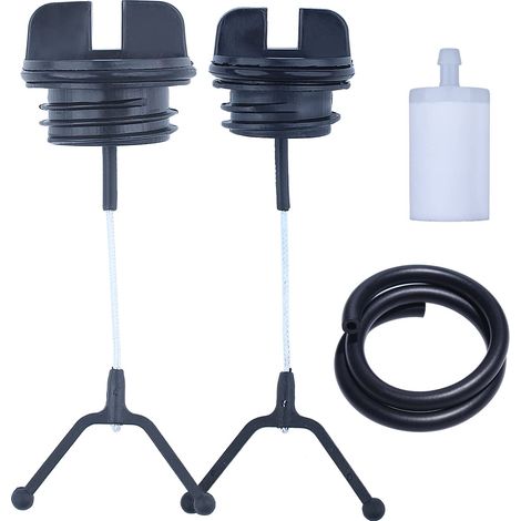 Capuchon de carburant, filtre, tuyau pour Husqvarna 50 51 55 254 257 501765602 (1/5)