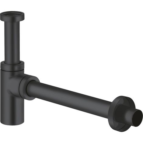 Kludi - Design Siphon, schwarz matt 1002039-00 (1/3)