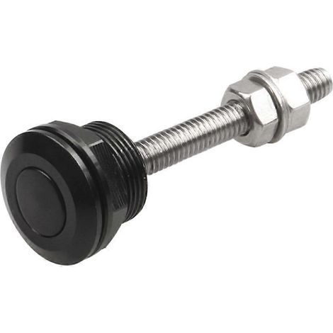 4 piezas de pasador de bloqueo de capó de coche de 22 mm con botón pulsador, clip de bloqueo de pasador de capó, pestillo de liberación rápida para capós de motor (1/5)