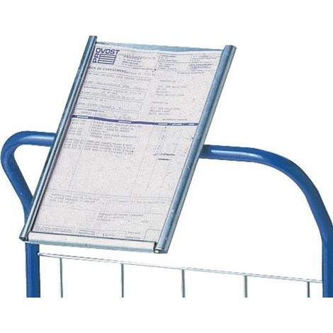 PROVOST - Tablette écritoire zinguée A4 pour chariots - Accessoire métal Provost