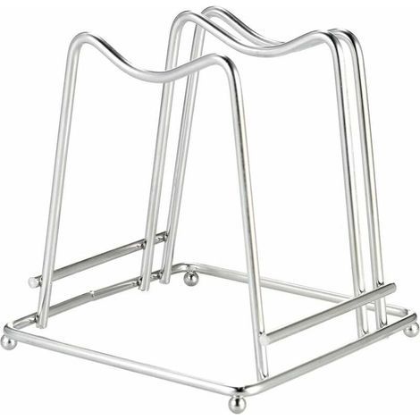 Support Pour Planche À Découper - Acier Inoxydable - Charge Maximale 20 Kg - Compatible Toutes Épaisseurs Jusqu'à 6 Cm - Usage Cuisine Intérieure - 1 Pièce (1/5)