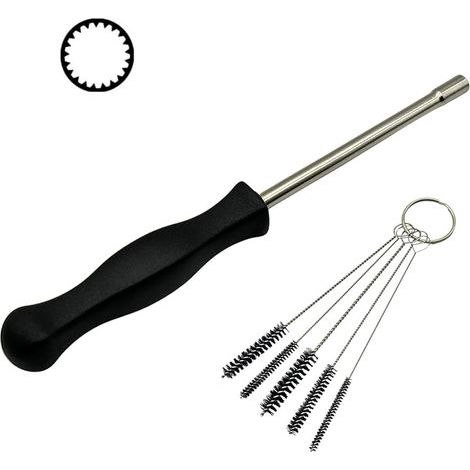 Outil de réglage de carburateur cannelé à 21 dents pour Husqvarna Poulan 530035560 Craftsman Echo Homelite Weed Eater Coupe-bordure à fil Tronçonneuse Souffleur de feuilles et moteur à 2 temps (1/4)