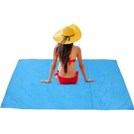 Tapis De Sol Pour Tente - Toile Oxford 210D Imperméable Et Anti-Humidité - Pour Camping Picnic Extérieur - 1 Pièce (1/5)