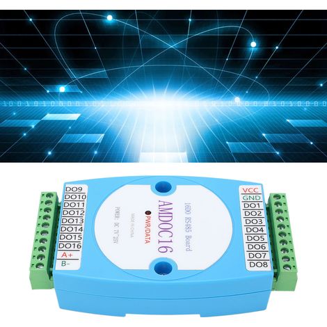 16DO RS485 isolierte digitale Ausgangssteuerplatine mit Unterstützung für MODBUS RTU speicherprogrammierbare Steuerung (SPS) Erweiterung (1/5)