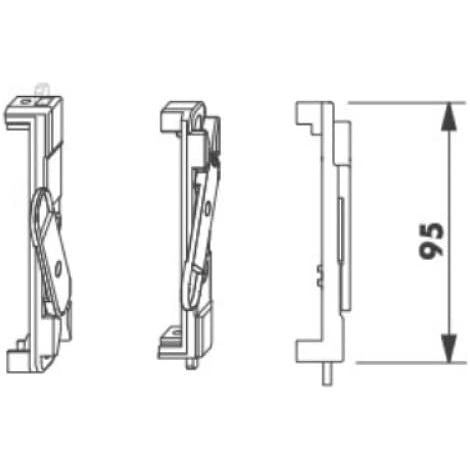A2000 TS K25 / Short Shoot Bolt Edge Lock A2000 Ref 716236 (1/2)