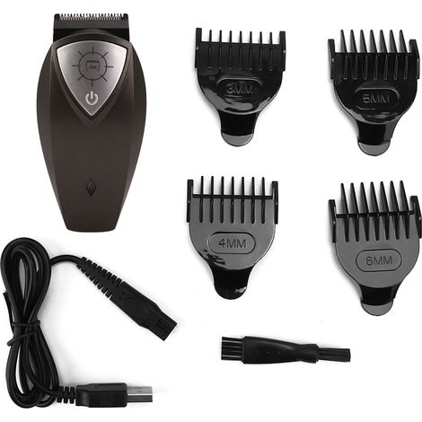 Tondeuse Cheveux Étanche Professionnelle pour Adultes et Enfants - Gris (1/5)
