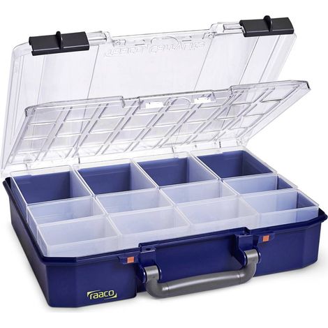 raaco CarryLite 80 4x8-12 DLU Coffret de rangement Nombre de compartiments: 12 Contenu 1 pc(s) (1/4)