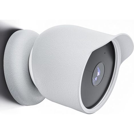 2 Stück, geeignet für Google Nest Kameras, für den Außenbereich, absolut wasserdicht und kratzfest – Weiß (1/5)