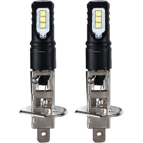Set mit 2 H1 6000k ultrahellen weißen 6000lm LED-Lampen für Tagfahrlicht (Fernlicht) (1/5)