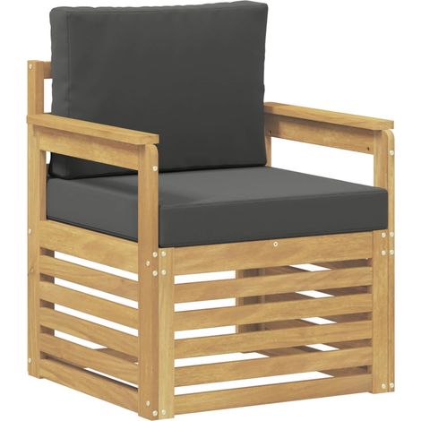 2 Pieza Conjunto de sofás de exterior Poliéster vidaXL