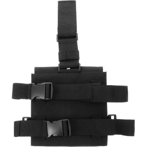 Sacoche Jambe Étanche Oxford Sacoche Cuisse pour Camping Moto Randonnée Compatible Téléphone Portable Banane Multifonction Outdoor (1/5)