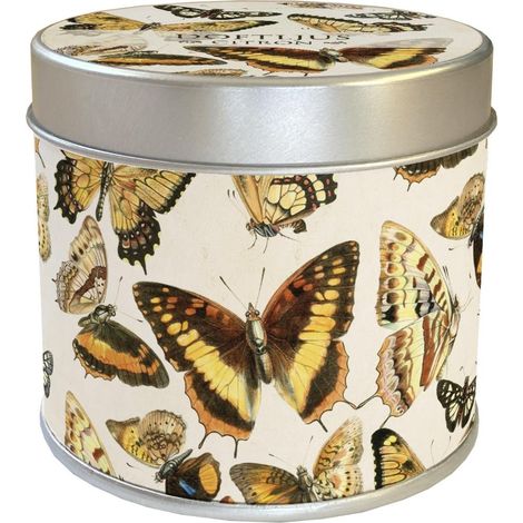 Vela aromática con forma de mariposa - aroma a limón