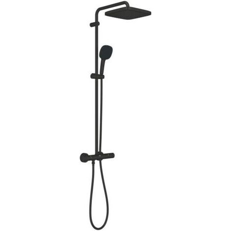 [JAMAIS UTILISÉ] Grohe Vitalio Comfort - Duschset mit Thermostat, 25x25 cm, 2 Strahlarten, schwarz matt 266962431