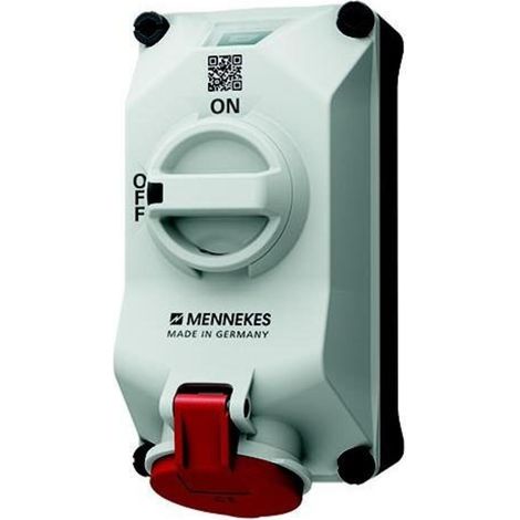 Mennekes 5611506G Wandsteckdose dreiphasig 16A 400V IP44