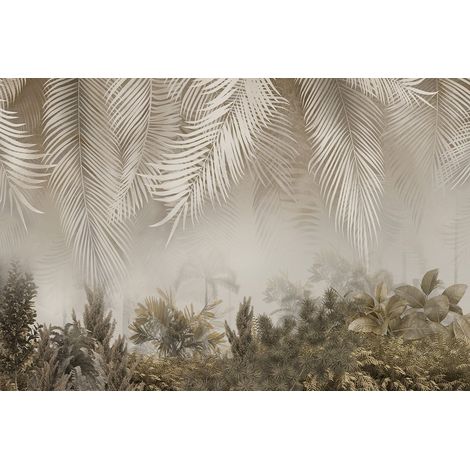Papier peint panoramique - Forêt Tropicale - 130 cm x 87 cm (1/2)