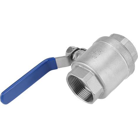 Vanne à boisseau sphérique à passage intégral en deux parties, filetage intérieur, acier inoxydable 304, DN40 1-1/2", 1000 WOG (1/5)