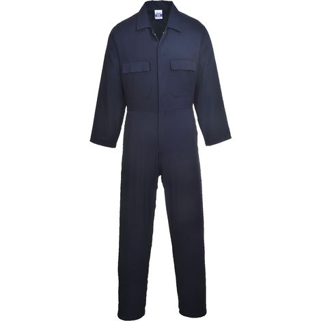 Combinaison Coton Euro Work Marine XL - FR(50-52) - UK(40-41)
