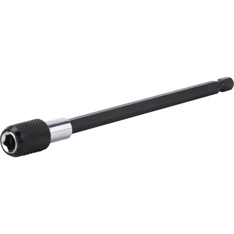 1 x Bit Holder 1/4 Inch Magnetic Extension Screwdriver Hex Shank Extension 60/100/150 mm (150 mm-Black) (1/2)