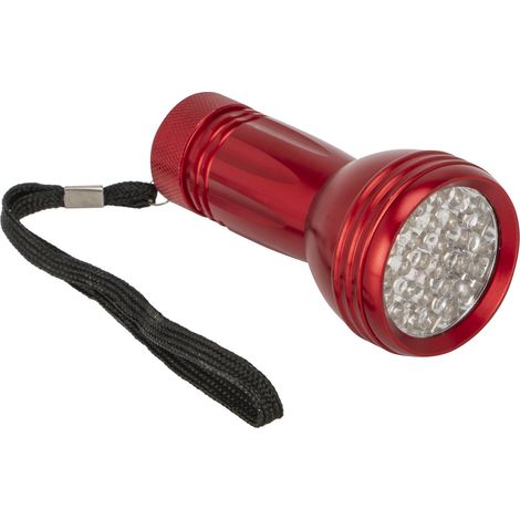 ORION91oficial® -  Pack x 2 unidades,70lm, Linterna Aluminio 28 Leds, Gran Angular 50000H, Luz Blanco Frío 6000k, Pilas 3X AAA incluidas - spaziOrion91 - Negro (1/5)