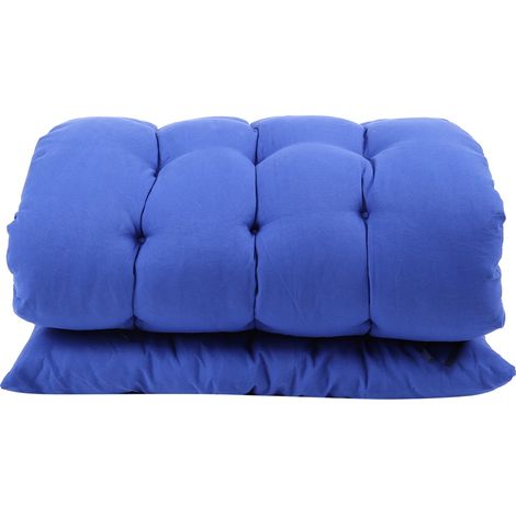 Matelas de coussin long pour chaise de jardin pliante en rotin, coussin de siège de détente 48x155x8cm (1/5)