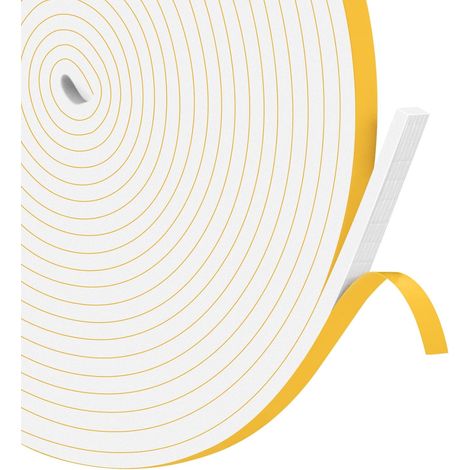 Adhesive Foam Door Seal, Window Insulation, Anti-Cold Strip 6 x 3 mm (1/5)
