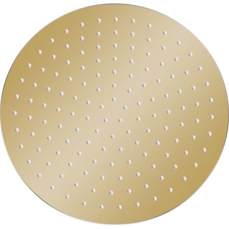 Maison Exclusive - Testa Doccia a Pioggia in Acciaio Inox 30 cm Rotonda Oro