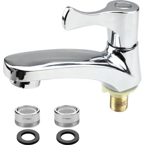 Robinet Lave Main Eau Froide Seule Poignée Eau Buse Robinet Lave Main Installation Facile (1/5)
