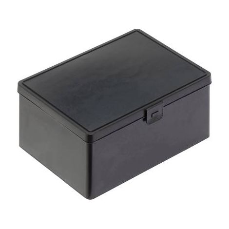 Alutec 1814.080 antistatique (ESD) Bac à charnière ESD (l x H x P) 180 x 80 x 140 mm noir 1 pc(s) (1/2)