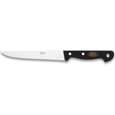 Coltello da cuoco Mam con Mango Magnum Lamiera nera e acciaio inox di 18 cm, presentata in scatola di colore 17050