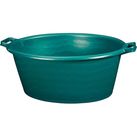 Ovaler grüner Wassertank 45l – Aluminium und Kunststoff
