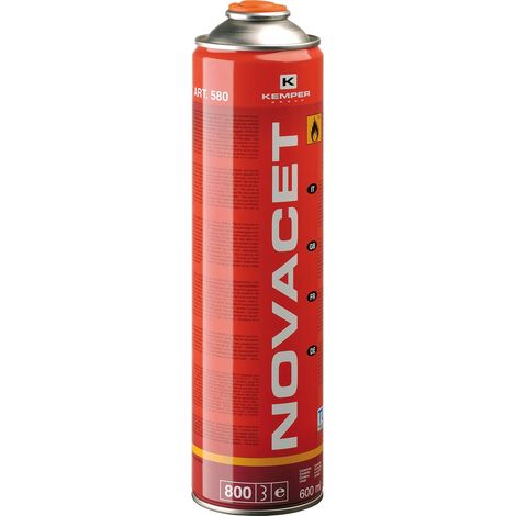 Gaskartusche 600ml (330 g Gas) Novacet cet ()