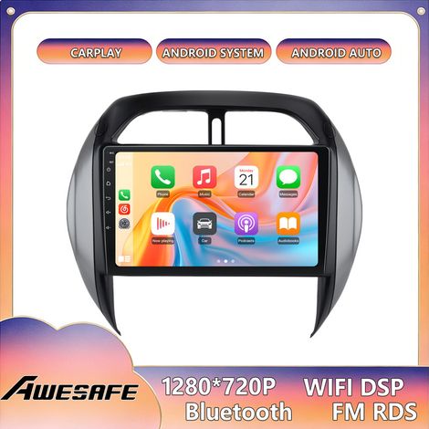 AWESAFE Autoradio Android 13 2GB+32GB für Toyota RAV4 (2003-2005) 9'' Touchscreen mit CarPlay GPS Bluetooth Android Auto