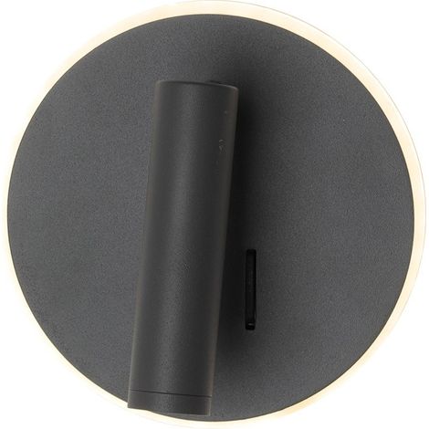 Applique murale Arlux Emmy anthracite 9W 2700K (1/3)