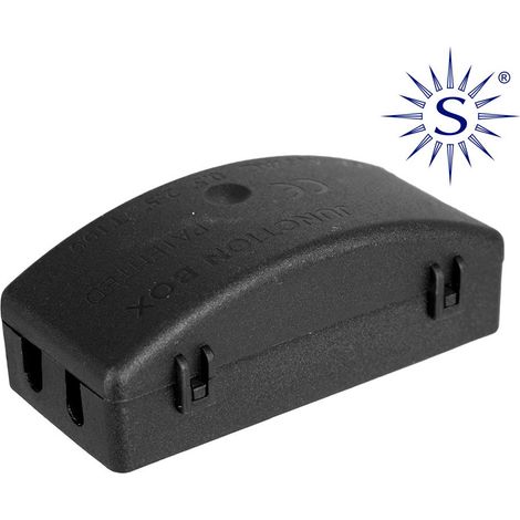 Scatola di connessione per illuminazione IP20 vuota Solera serie nera (restringibile) BK-L