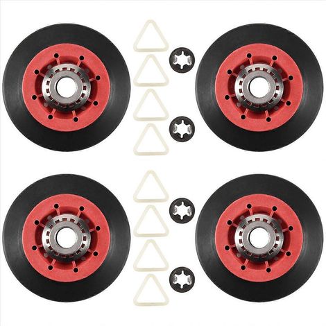 4 pièces 8536974 rouleau de tambour de sèche-linge compatible avec, - 8536974 (1/5)