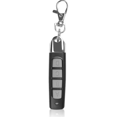 Télécommande Intelligente sans Fil avec Porte-clés, Longue Distance pour Porte de Garage, Portail électrique, n'inclut Pas Les Batteries-Gris (1/4)