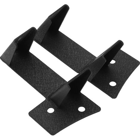 Supports de fixation en acier carbone pour rampe LED sur montant de pare-brise, compatibles Jeep Wrangler JK 2 portes/4 portes 2007-2017, kit de remplacement robuste. (1/5)