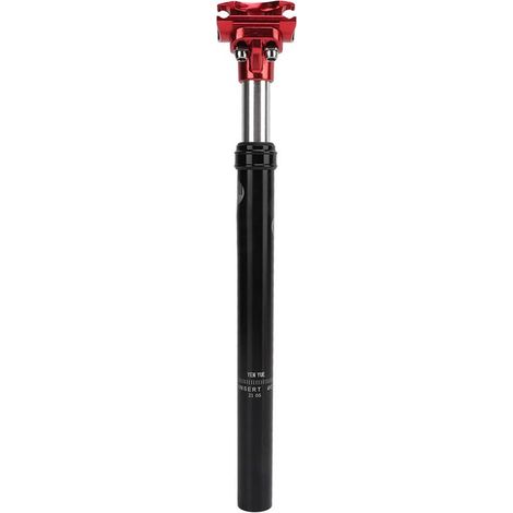 Tige de selle suspendue à amortissement hydraulique 27,2mm pour VTT, absorbeur de chocs KSP630-27.2x350mm noir et rouge (1/5)