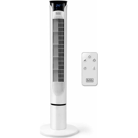 Black Decker BXEFT49E Turmventilator Weiß 102 cm
