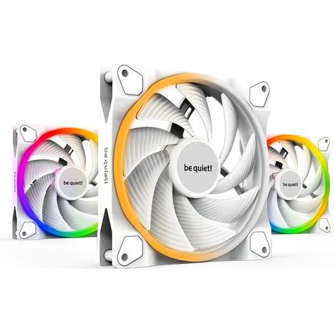 BE QUIET LIGHT WINGS White 140mm PWM high speed Triple Pack (1/5)