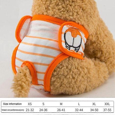 Culottes hygiéniques douces et physiologiques pour chiennes, ajustables et anti-fuites. (1/2)
