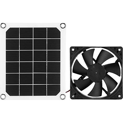 Ventilateur Solaire Monocristallin Étanche 6V 10W Extracteur d'Air (1/5)