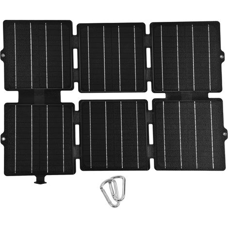 Panneau Solaire Plie 30W ETFE Monocristallin Chargeur Flexible USB DC5V 12V (1/5)