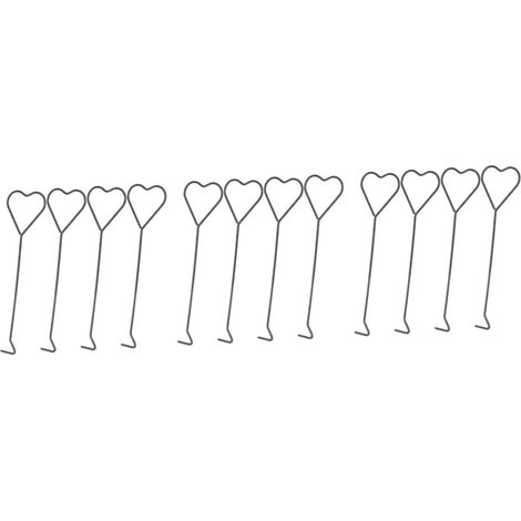 Lot De 3 Piquets À Mèche en Forme De Cœur Diamètre 1 Cm pour Bougies Fines pour Éteindre Les Bougies pour Amateurs De Bougies 4 Pièces X 3 (1/5)