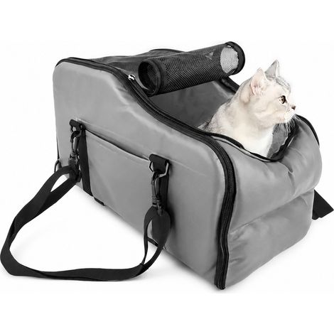 Panier de Transport Avant pour Animaux de Compagnie en Voiture - Confort et Sécurité (1/4)